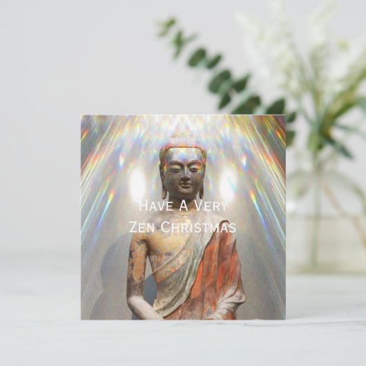 Invitation Statue de Siddhartha Gautama (Debout devant)