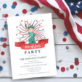 Invitation Statue Patriotique De La Liberté 4 juillet