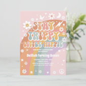 Invitation Stay Trippie Little Hippie Super Rainbow Anniversa (Debout devant)