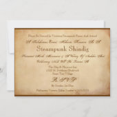 Invitation Steampunk (Dos)