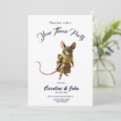 Invitation Steampunk Desert Explorer Mouse (Debout devant)