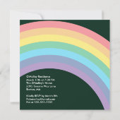 Invitation Steampunk Gnome-Leprechaun Unicorn Jour de la Sain (Dos)