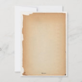 Invitation Steampunk Hot Air Balloon Réception Mariage (Dos)