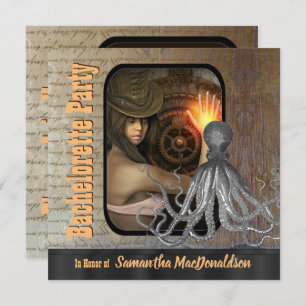 Invitation Steampunk kraken