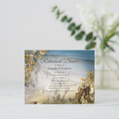 Invitation Steampunk Mariage au bord de la mer Rehearsal dîne (Debout devant)