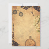 Invitation Steampunk Victorian Vintage Bachelorette Party (Dos)