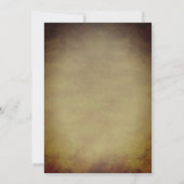 Invitation Steampunk Vintage mécanique engrenages Papillon (Dos)