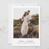 Invitation STELLA Boho Sage Photo Enregistrer La Date (Dos)