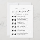 Invitation STELLA Devine Qui A Dit Qu'Il Fête des mariées Car (Devant)