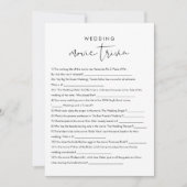 Invitation STELLA Movie Trivia Fête des mariées Jeu (Devant)