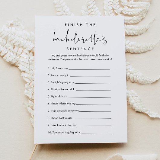 Invitation STELLA termine le jeu de mots de la Bachelorette