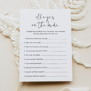 Invitation STELLA Tous Les Yeux Sur Le Jeu De Fête des mariée