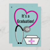 Invitation Stéthoscope 2013 d'invitations d'obtention du (Devant / Derrière)