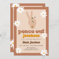 STEVIE Retro les années 70 Daisy Peace Out Bachelo