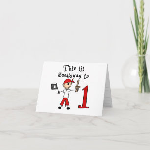 Invitation Stick Pirate 1er Anniversaire Remplissage Invitati