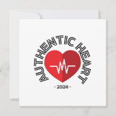 Invitation Sticker Authentic Heart 2024 (Devant)