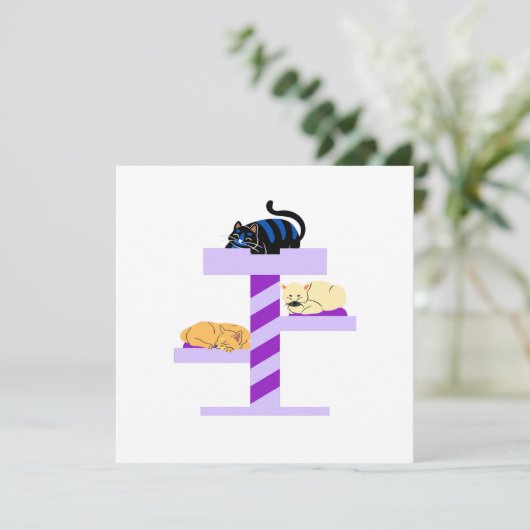 Invitation Sticker pour chat (Debout devant)