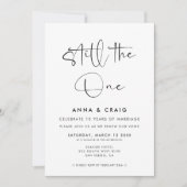 Invitation Still the One Wedding Vow Renewal (Devant)