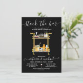 Invitation Stock Bar Cocktail bar panier Engagement Partie I (Debout devant)