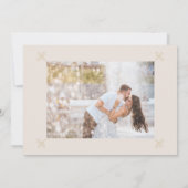 Invitation Stock Bar Grande Typographie Champagne Fiançailles (Dos)