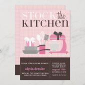 Invitation Stock de la cuisine (Devant / Derrière)