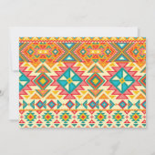 Invitation Stock de la fête de fiançailles du bar Taco Fiesta (Dos)