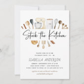 Invitation Stock de la Fête des mariées Boho de la cuisine (Devant)
