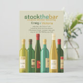 Invitation Stock de l'invitation à la douche du bar (Debout devant)