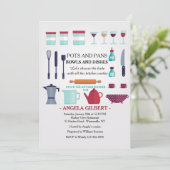 Invitation Stock de l'invitation à la douche Kitchen (Debout devant)