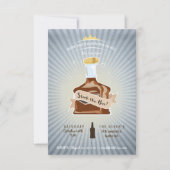 Invitation Stock de l'invitation Wedding shower du Bar Couple (Devant)