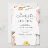 Invitation Stock De Script Délicat La Fête des mariées De Cui (Devant)