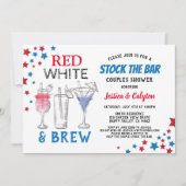 Invitation Stock du 4 juillet Le Bar Couples (Devant)