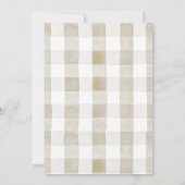 Invitation Stock du Baby shower Boho de la Nursery Shelves (Dos)