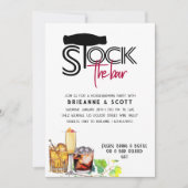 Invitation Stock du Bar Champagne Liquor House Party (Devant)