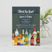 Invitation Stock du Bar Couple's Shower House Party (Debout devant)
