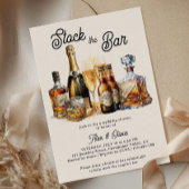 Invitation Stock du Bar Couples Wedding shower