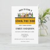 Invitation Stock la douche du Bar Couple (Debout devant)