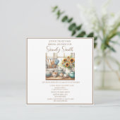 Invitation Stock La Fête des mariées Cuisine (Debout devant)