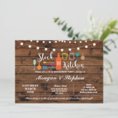Invitation Stock La Kitchen Engagement Party Couples Douche (Debout devant)