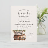 Invitation Stock le bar couples wedding shower (Debout devant)