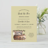 Invitation Stock le bar couples wedding shower (Debout devant)