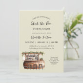 Invitation Stock le bar couples wedding shower (Debout devant)