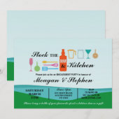 Invitation Stock Le Bar & Cuisine Fiançailles Lacs (Devant / Derrière)