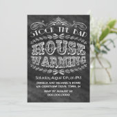 Invitation Stock Le Bar House Warming Party (Debout devant)