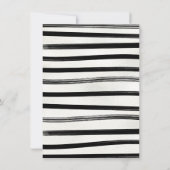 Invitation Stock ligne Bar art Bridal Couples Douche (Dos)