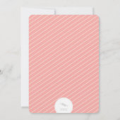 Invitation Stock Mod L'Invitation de la Fête des mariées de c (Dos)