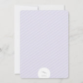 Invitation Stock Mod L'Invitation de la Fête des mariées de c (Dos)