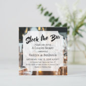 Invitation Stock moderne et frais le Bar Couples Douche (Debout devant)