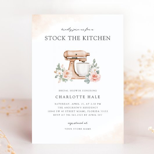 Invitation Stock moderne la cuisine