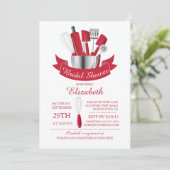 Invitation Stock moderne l'invitation de Fête de la mariée de (Debout devant)